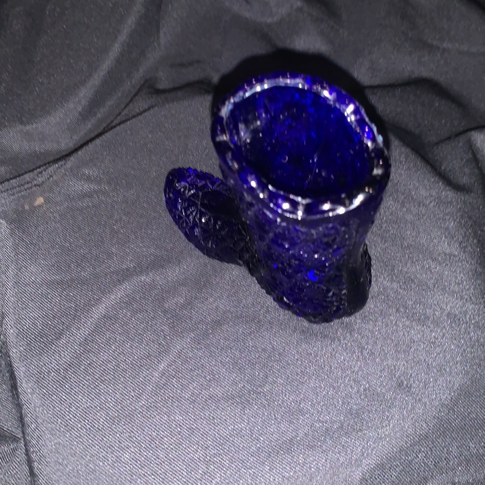 Vintage Cobalt Blue Glass Boot - Picture 4 of 10